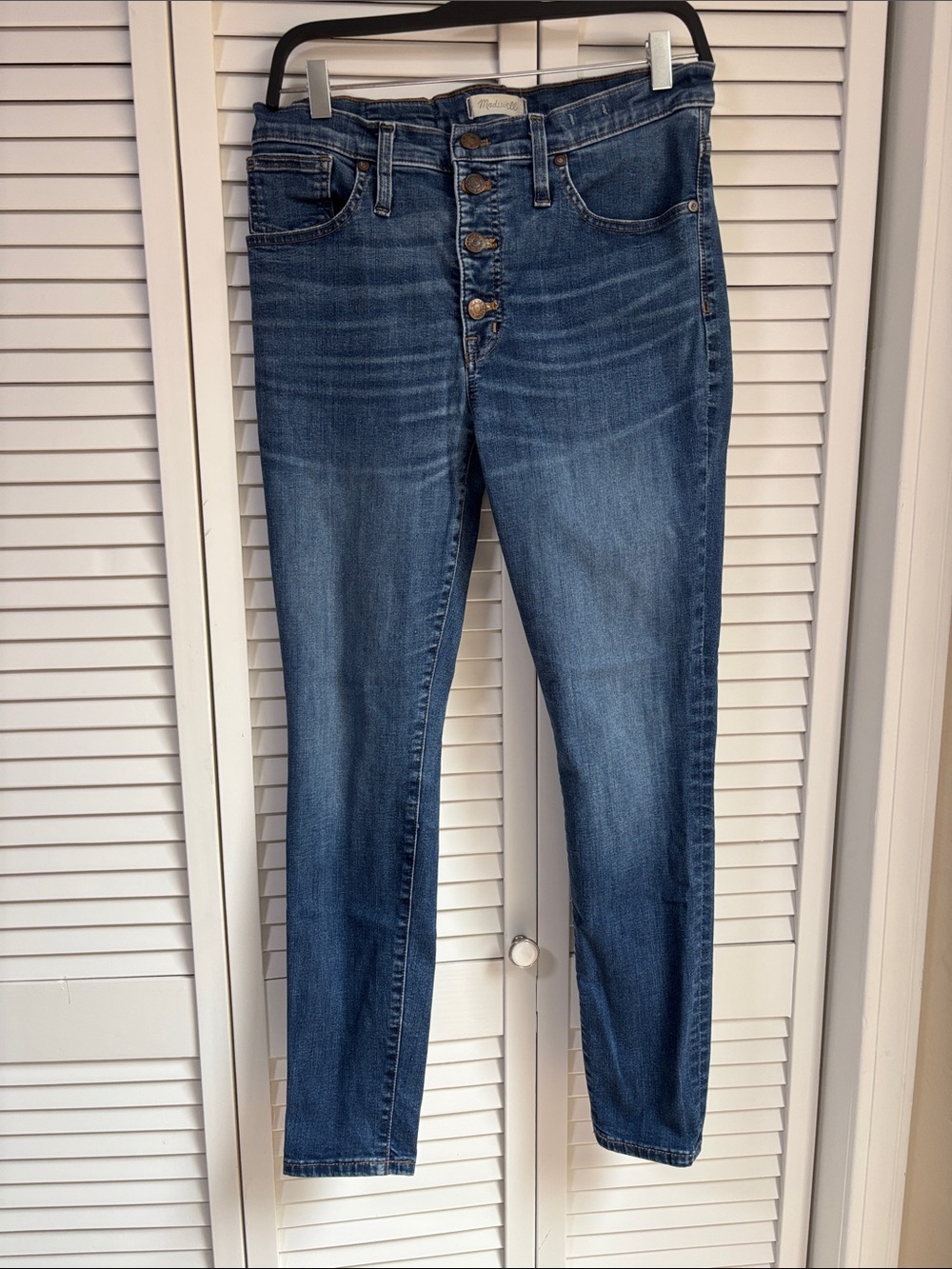 Madewell High-Rise Button-Fly Cropped Skinny Jeans
